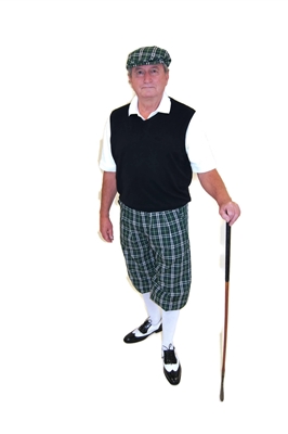 The Kings Cross Green Plaid golf outfit comes with Our famous Turnberry ...